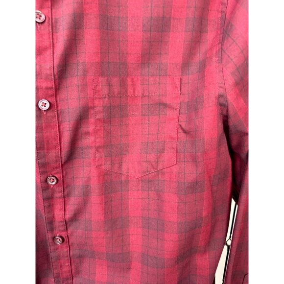 Set Of 4 Mens Long Sleeve Plaid & Checkered Shirts Size M Structure Zoo York - Picture 3 of 16